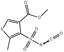 3-Thiophenecarboxylic acid, 4-(isocyanatosulfonyl)-5-methyl-, methyl ester