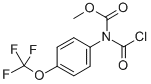 Methyl N-carbonochloridoyl-N-[4-(trifluoromethoxy)phenyl]carbamate